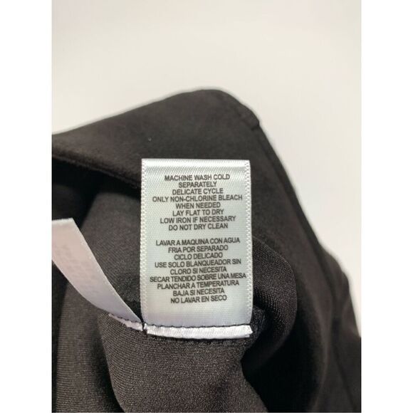 006 Andrew Marc faux suede black pull on pant size x-small - Picture 6 of 7